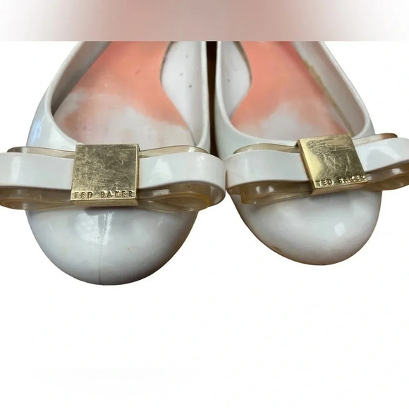 Ted Baker Bow  Ballet Jelly Flats Size 5 - Picture 9 of 10